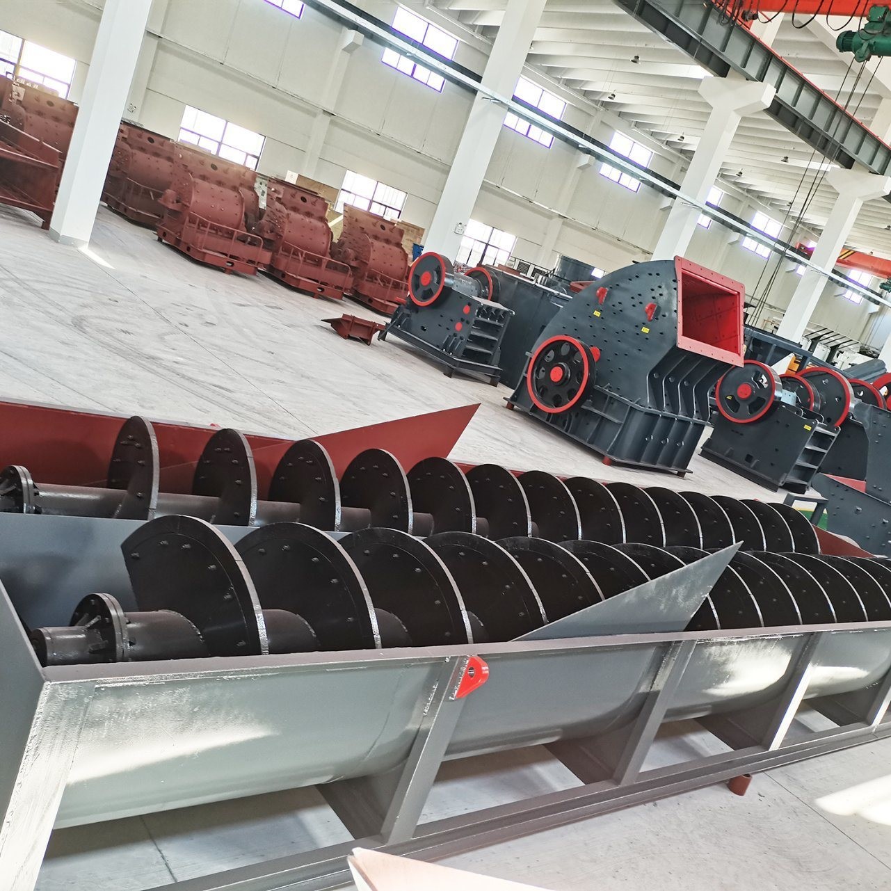 Sell Spiral Sand Washer for Water Consumption 10-300t/H and Screw Diameter 920-1120mm