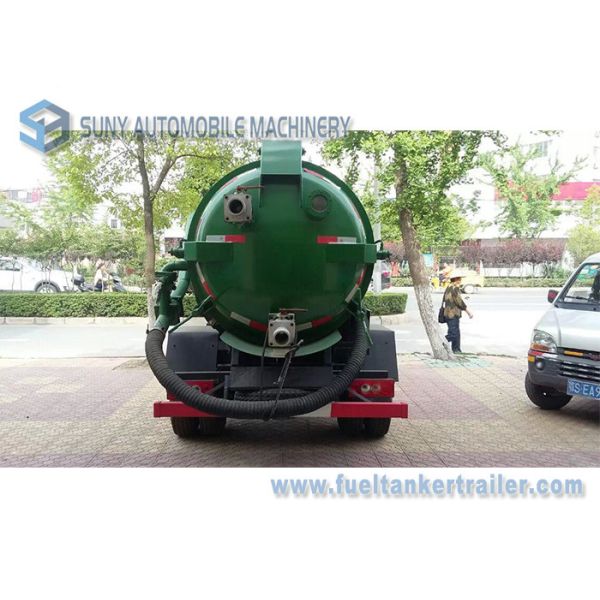 Foton 8CBM 8000L 8M3 Vacuum Tank Truck Cummins 140hp , 4x2 Sewage Suction Truck