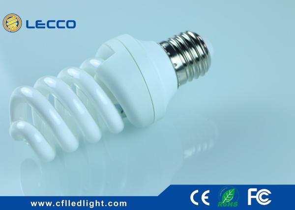 13W Full Spiral CFL LED Light E27 2700K For Shop / Room lighting