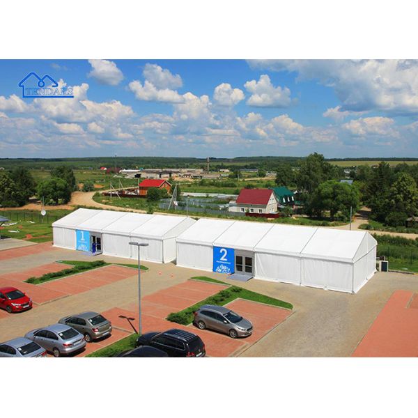 Outdoor Compact Party Marquee Tents Heavy-Duty Aluminum Frame UV-Resistant Wind-Protected Canopy Structure