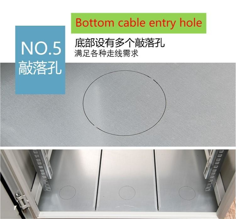 Customized Logo 42u SPCC Cold Rolled Steel Outdoor Waterproof Network Server Cabinet