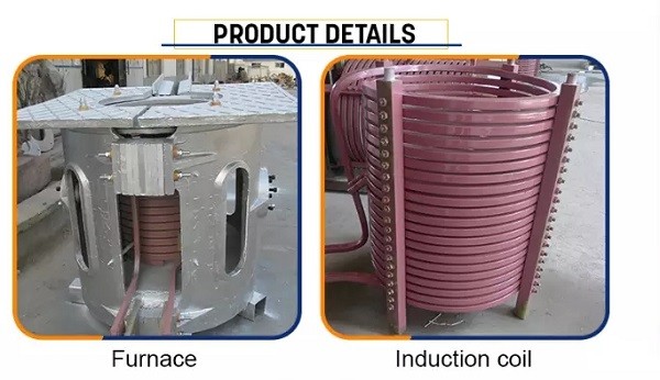 Печь электрической индукции алюминиевых консервных банок плавя для веса слитка 350кг
