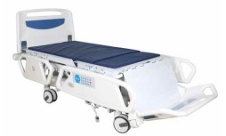 Lit d'hôpital électrique semi-Fowler intensif, lit médical de soins, chaise, couchette, ICU