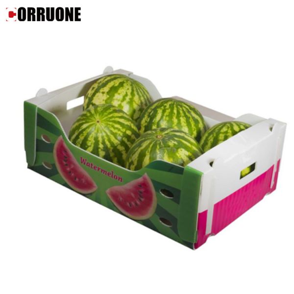 Коробка сота ящиков для хранения Корфлейт брокколи рифленая для плодов