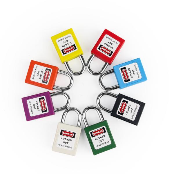 Steel Ultra Short shackle industrial safety padlock