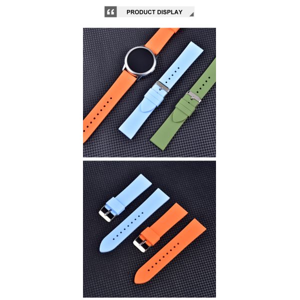 SHX-098 Buckle Elastic Silicone Watch Strap · Suitable For Huawei And Apple Watches | OEM/ODM