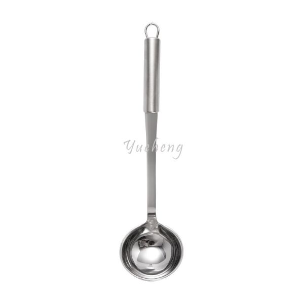 Stianless steel Slotted skimmer soup scoop for kitchen  cooking tool