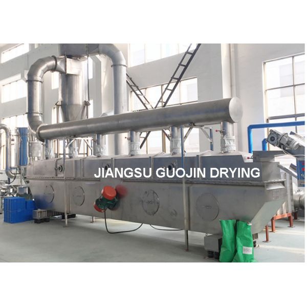 Efficiency Fluid Bed Drying Machine With Vibrating Motor 14.4 M2 Bed Area 290-420kg/h Capacity
