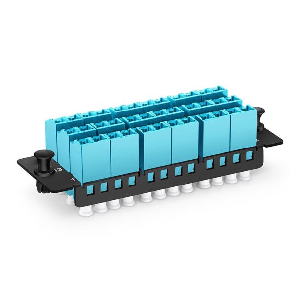 P18LCU2XMMF 18 Shuttered LC/PC Lc Fiber Adapter Panel 36 Fibers OM4 Multimode