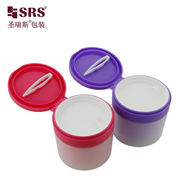 SRS1 120g 150g Double paroi PP PCR en plastique recyclé pour le visage contenant du sérum propre pour la crème cosmétique