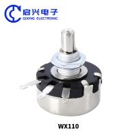 1W potentiomètre à câble à bobine unique 100 Ohm potentiomètre Wx110