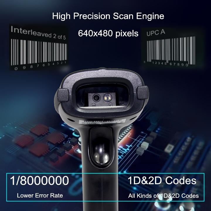 Блок развертки Imager пикселов 2.4G Bluetooth ПК 640x480 ABS 2D