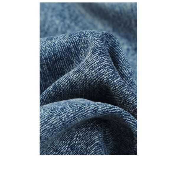 OEM Heavy Weight Fake Knitted Denim Fabric Indigo Black