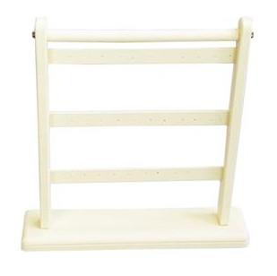 Three Bar Necklace Display Rack , Jewellery Racks Stands Storaging 18 Pairs Earrings