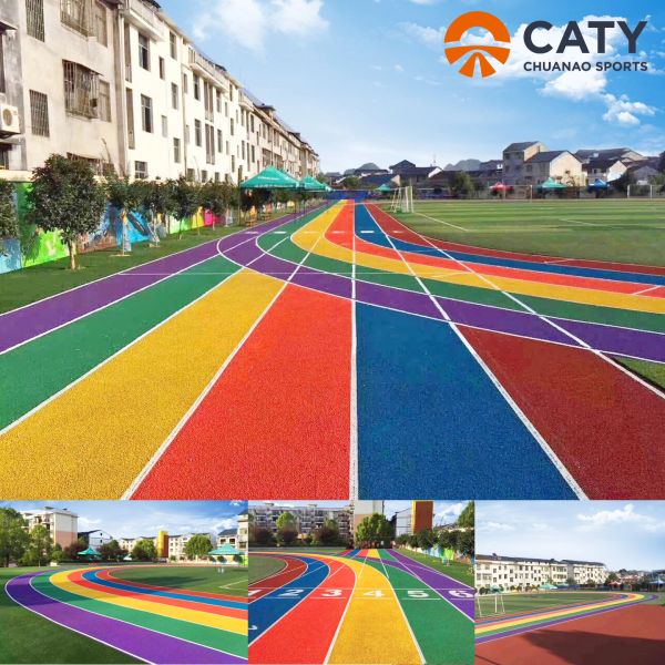 Nontoxic EPDM Rubber Playground Surface for Outdoor Playground Safety Flooring