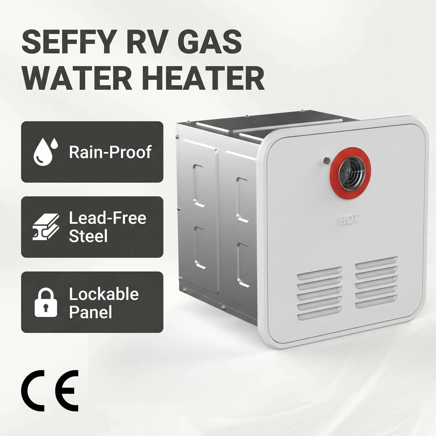 CE Certified RV Propane Water Heater Tankless Instant LPG Gas Boiler for Caravan Motorhome