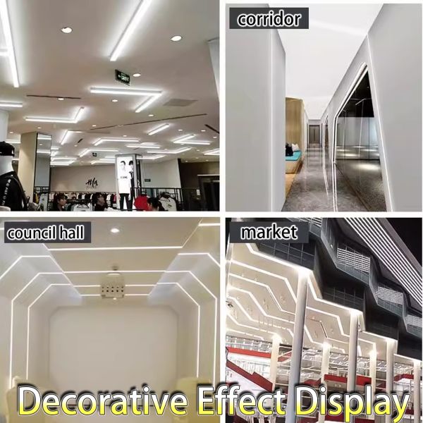 Силиконовый материал светодиодный ленточный свет 12 В сверхяркий низкое напряжение 2835 для рекламы