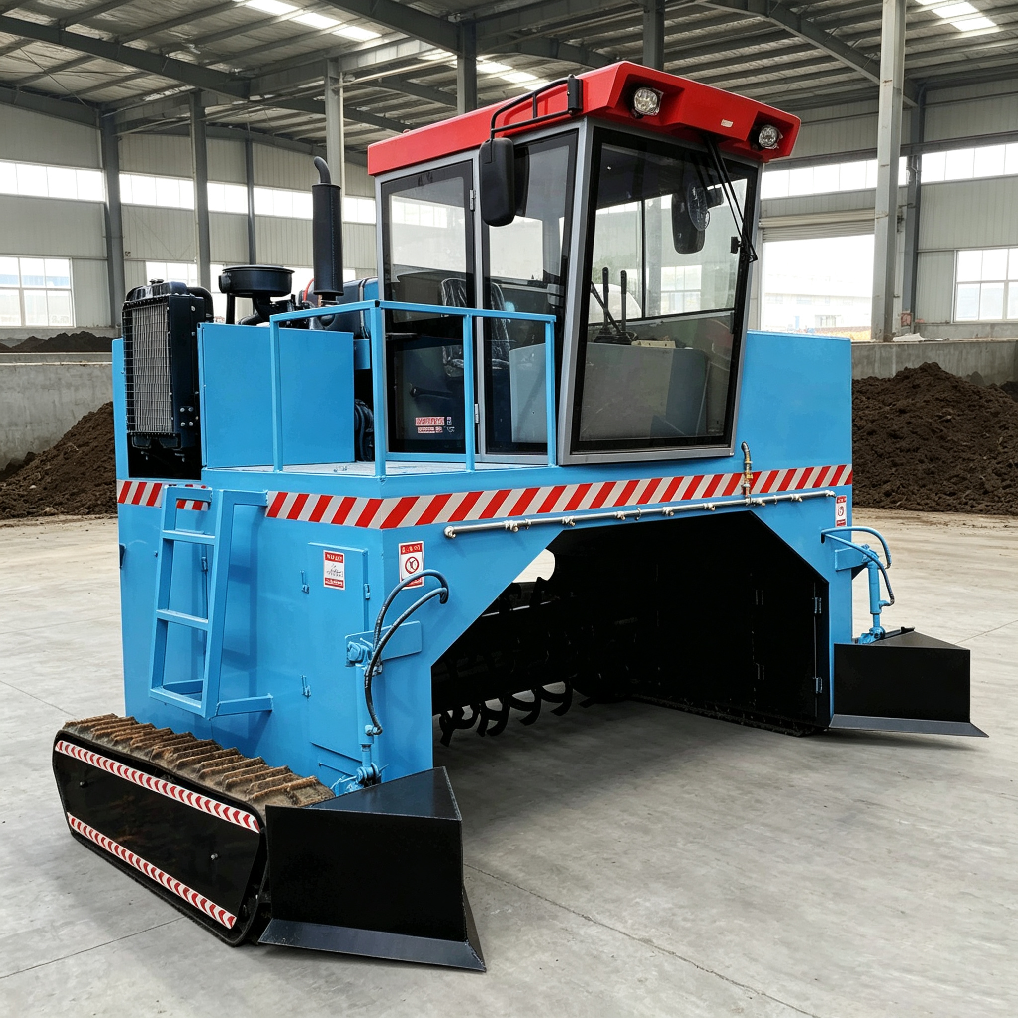 Crawler Type Compost Turner – Efficient Solution for Large-Scale Organic Waste Fermentation