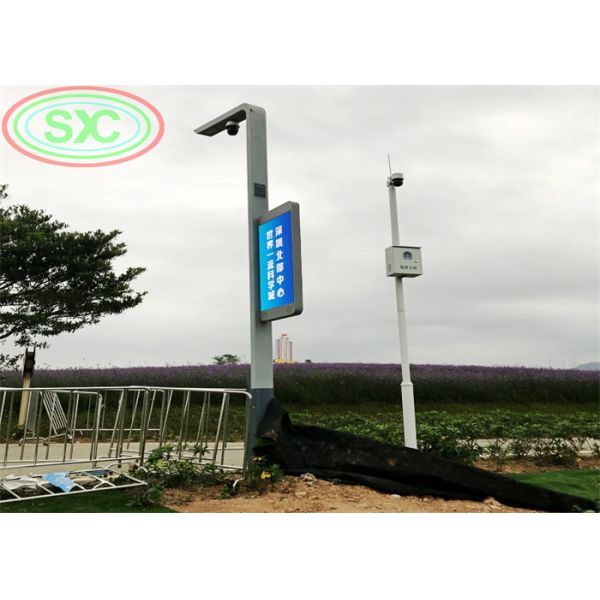 Control de Colud con la pantalla LED al aire libre de la luz de polo del sistema P 6 de GPS para el advertisng de la marca