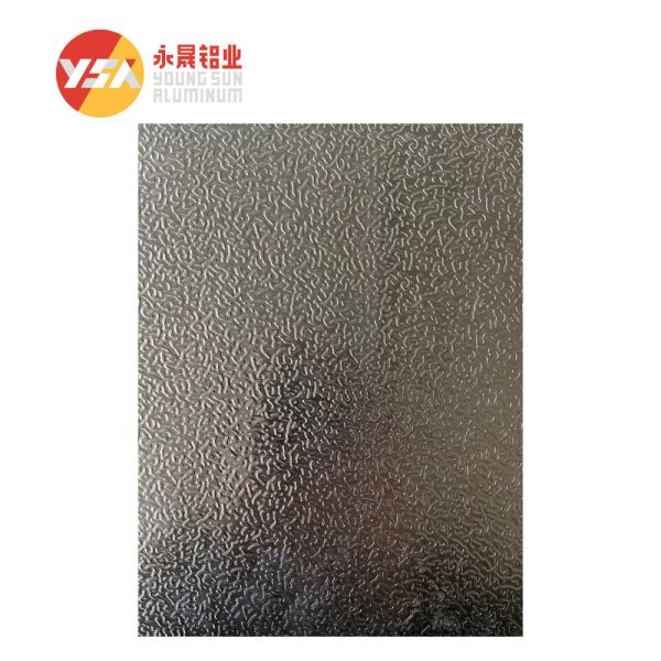Factory Direct 1060 3003 Embossed Aluminum Coil Sheet Orange Peel Wood Grain Pebble Diamond Pattern 0.2-6.0mm For Refrigerator Liner Wall Cladding Ceiling Composite Pipe