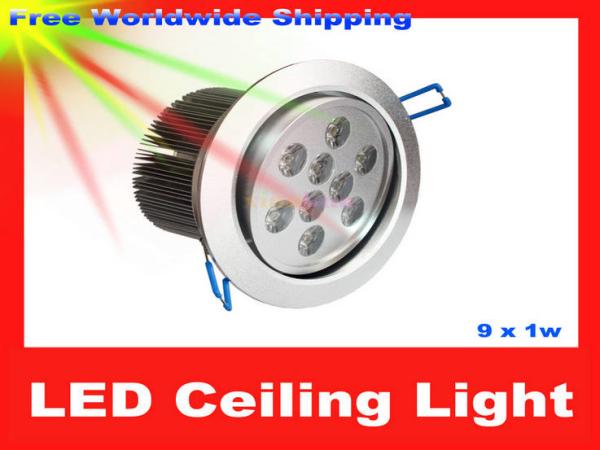 High Power commercial 12 x 1W led ceiling light fixture AC 90 ~ 265V,  135(D) * 70(H) MM