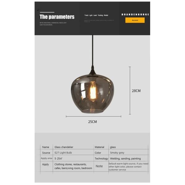 Modern Glass Chandeliers For Dining Tables Living Room Kitchen Office Coffee Hanging Lamp （WH-AP-679）