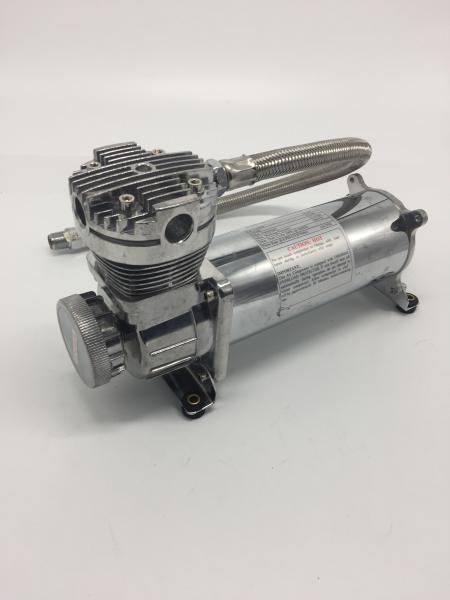 Durable Heavy Duty OffRoad Air Ride Suspension Compressor DC12v Chrome Steel