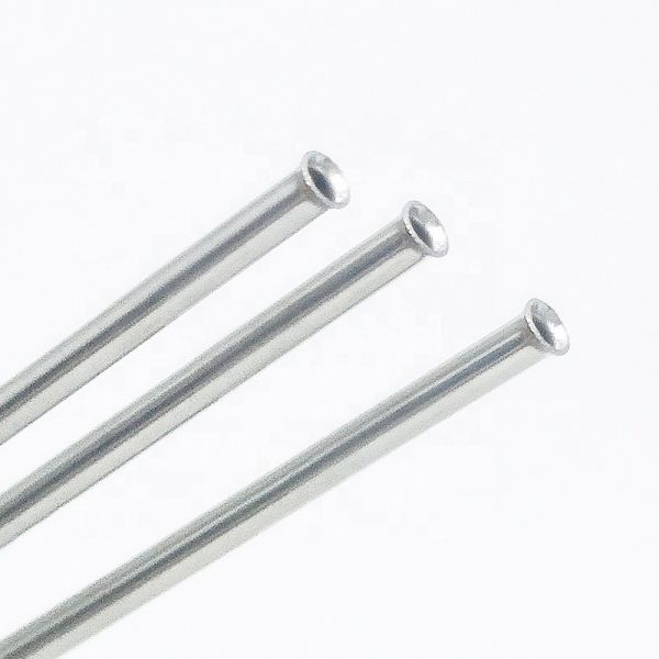 304 316 Stainless Steel Hypodermic Tubing , Thin Wall Suction Tube With Flare End