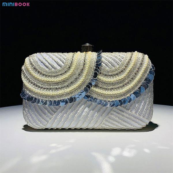 Ladies Shiny Crystal Bling Hand Bags OEM/ODM for Party Wedding Purse Evening Handbags
