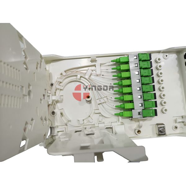IP54 Outdoor Fiber Termination Box , Wall Mount Fiber Termination Box For FTTH Drop Cable