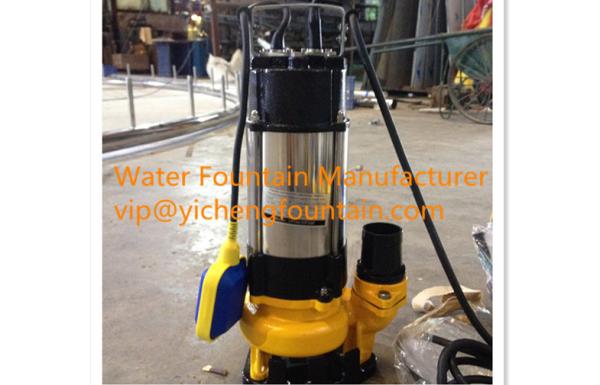 Single Phase Sewage Submersible Pond Pump With Floating Ball 0.18 - 1.1KW