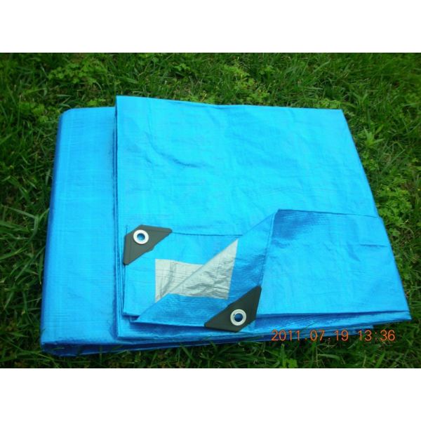 55gsm blue light duty blue tarpaulin