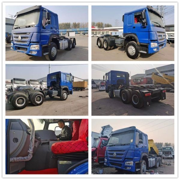 Euro 2 Second Hand Sinotruk HOWO Tractor Truck Tractor Head Truck in Good Condition