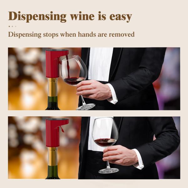 Dispenser de whisky intelligent en silicone de qualité alimentaire ABS avec écran tactile LED 30 pièces / carton