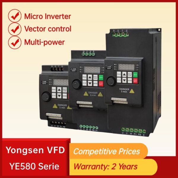High Performance VFD Frequency Inverter Three Phase 380V 18.5kW Variable Frequency Driver for Fan Water Pump Compressor