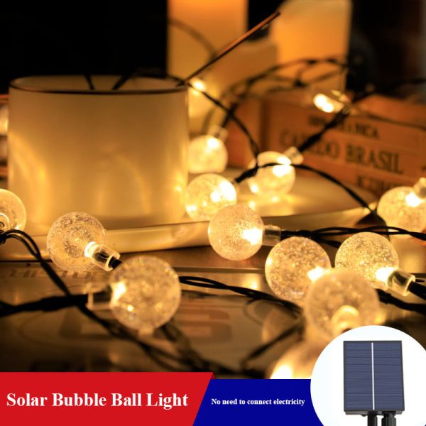 PVC Warm White Clear Vintage Bulbs Garland Lights for Fairy Wedding Decoration 5-102m
