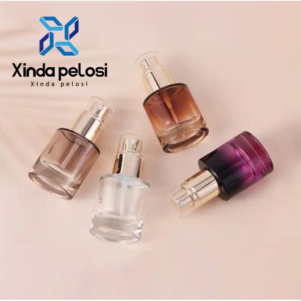 Luxury Cosmetic Empty Amber Clear Essential Oil Glass Dropper Bottle 30ml 100ml Прозрачная эфирная масло стеклянная капельная бутылка 30ml 100ml
