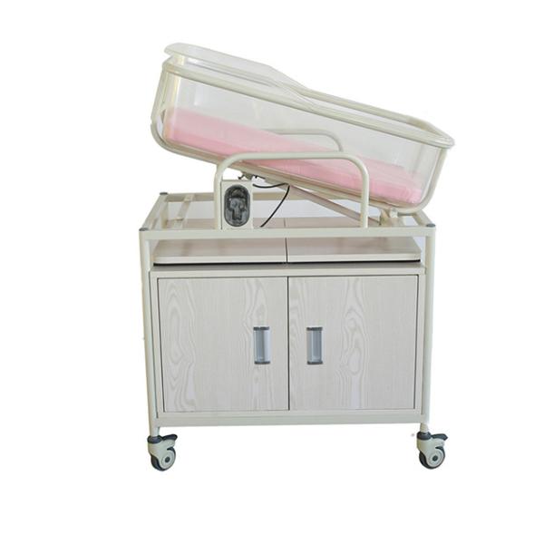 ABS Bassinest 810MM Newborn Baby Hospital Bed Hospital Baby Crib Cot With Cabinet