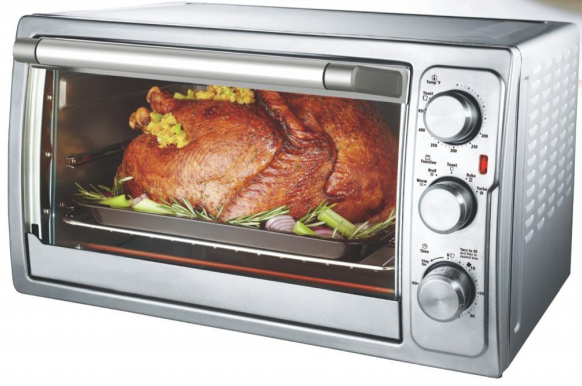 28L Stainless Steel Microwave Oven , 1500w Electric Cake Oven For Home