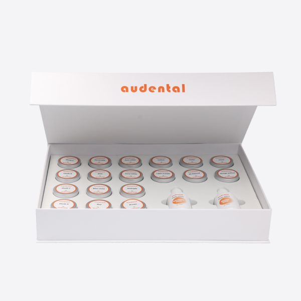 Dental Lab Equipment Featuring Coloring System for Lifelike Surface Texture and Brilliant Glaze in Dental Restorations