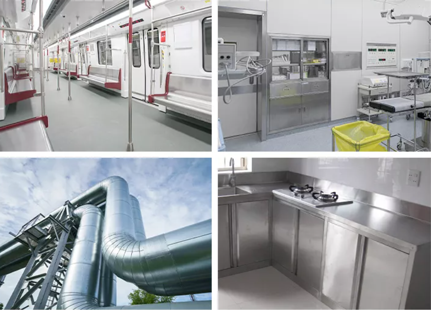 JIS Cold Rolled Stainless Steel Sheet Roll 0.3 - 8.0mm 100mm 8K No. 1 Mirror