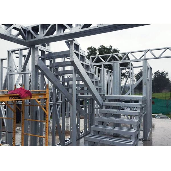 Casas prefabricadas modernas: conjuntos de villas de lujo con casas modulares de acero de calibre ligero