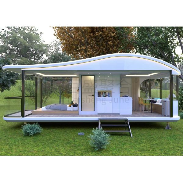 Стандартный план Солнечный космический капсульный дом Роскошные современные дома в стиле лагерей