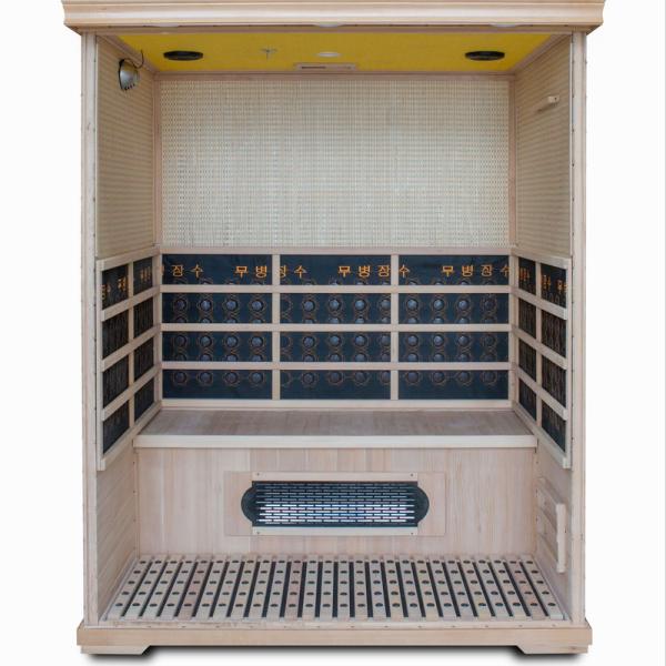Single and Double Steam Bath Tourmaline Computer Control Panel Sweat Room Home Sauna Room Far Infrared Bathtub Detox