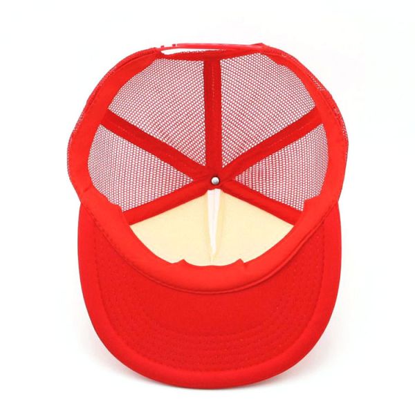 custom flat brim mesh hat girls new style hat and cap blank snapback hats   size:57-62cm  color: blue