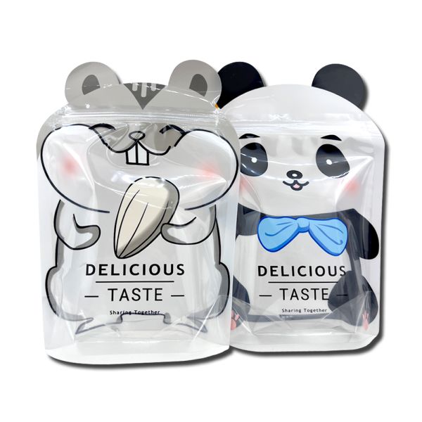 3.5g Candy Vacuum Plastic Packaging Bags Resealable Mylar Baggies With Window