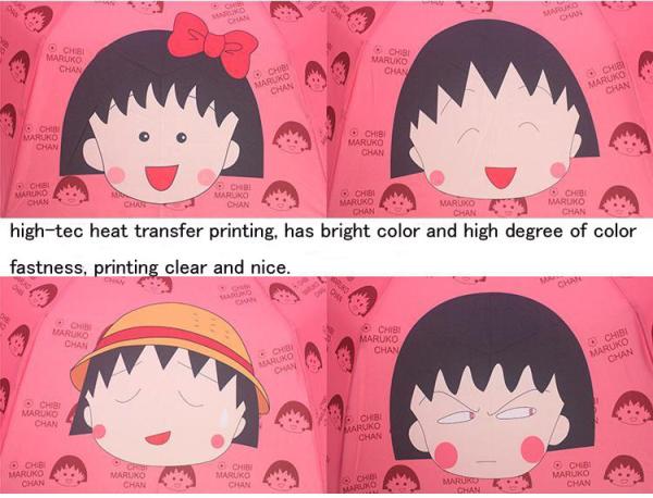 Hot Sell Sakura Momoko Cute Children Umbrella Flodable Umbrella for Kids