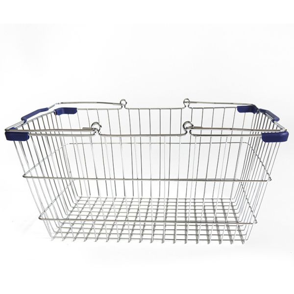Stainless Steel Handheld Shopping Basket 60L-240L Customizable