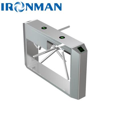 Dual Core Tripod Turnstile RFID Face Recognition 304 Stainless Steel Turnstile For Park Entrance