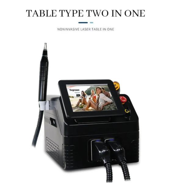 2 в портативной машинке машины 808nm удаления татуировки лазера 1 пикосекунды постоянной